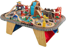 Target.com has been visited by 1m+ users in the past month Kidkraft 17498 Waterfall Junction Wooden Train Track Set And Table For Kids Railway Activity Playset With Accessories Included 112 Pieces Amazon Co Uk Toys Games