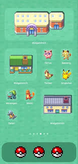 Ios 14 Pokemon Firered Theme In 2020 Homescreen Screen Design Pokemon Firered