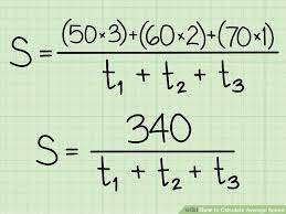 Average Speed Formula Example