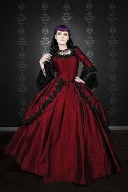 Red Gothic Wedding Dresses For Stylish And Sophisticated Bridal Look Goth Wedding Dresses Gothic Wedding Dress Fantasy Gowns