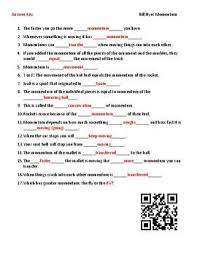 Video Worksheet Movie Guide For Bill Nye Momentum Qr Code Link Movie Guide Bill Nye Worksheets