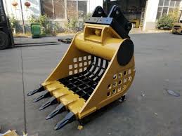 China 20t Excavator Shaker Bucket Vibrating Sieve Bucket Screener Bucket China Excavator Shaker Bucket Vibrating Bucket