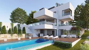 Close to the golf course of altea and all amenities of the village of altea la vella. Villa Designer Luxury Villa Exterior Design Luxury Interior Design Glass Walls Increase The Perception Of Space There Is A Stylish Mezzanine Lanora Arendt