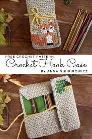 I've color coded my example to house the entire set of clover amour. Free Crochet Patterns Free Crochet Pattern Crochet Hook Case Free Crochet Patterns