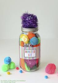 Fabulous Monster Party Ideas Design Dazzle Mason Jar Gifts Easy Crafts For Kids Fun Diy Gifts In A Jar