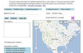 You can use meetways to find the halfway point between two addresses, which is perfect for meeting up with friends or finding a place to rest during a long road trip. Geographic Midpoint Calculator Survey Earth In A Day Land Surveyors United Global Surveying Community