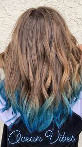 Sandy blonde hair is quite a rich shade of blonde with a subtle warmth. Blue Dip Dyed Hair Dip Dye Hair Blonde Blue Tips Hair Dip Dye Hair