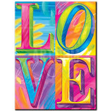 Colorful Love Lisa Frank Love Wallpaper Word Art