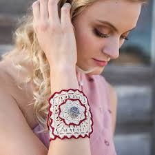 Ravelry: Belle Necklace and Cuff pattern by Joyce Geisler