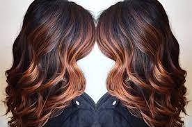 This warm shade makes for a more natural transition from your natural color to your highlights. Copper Brown Hair Colour With Highlights Novocom Top