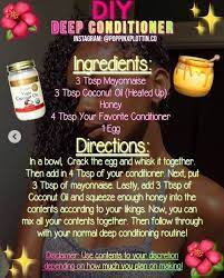 Diy Deep Conditioner Natural Hair Diy Natural Hair Styles Diy Deep Conditioner