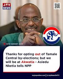 NPP to contest Akwatia by-elections
