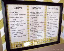 Cleaning Reminder Guide Dry Erase Cleaning Hacks Cleaning List Clean House