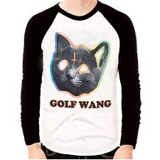 By Young Mens Ofwgkta Golf Wang Odd Future Tyler The Creator Cat Long Sleeve T Shirts