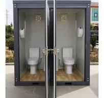 Amazon.com : Zolyndo Outdoor Portable Toilet with 2 Private ...