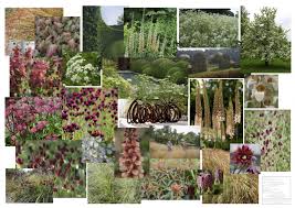 Agata Byrne Design No2 Glebe Farm Planting Palette For Inner Garden Visual Communication Board Planting Plan Garden Design Garden View