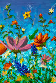 Lupine flowers original oil painting textured palette knife art europe artist #impressionismimpasto #oilpaintingpalette. Texture Oil Painting Flowers Art Painted Color Image Paint Stock Photo Picture And Royalty Free Image Image 141700320