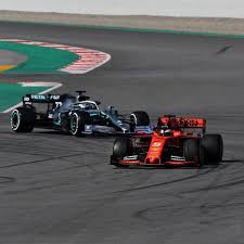 2019 F1 Testing Circuit De Catalunya 5 Sebastian Vettel Ferrari Sf90 77 Valtteri Bottas Mercedes Amg F1 W10 F1 For Mercedes Amg Valtteri Bottas Mercedes
