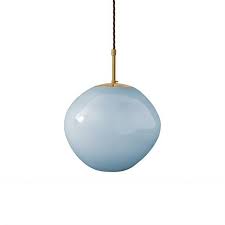 Helle Mardahl Bon Bon Pendant Pendel Lamp Lampe Candy Collection Light Blue Lyseblaa Pendant Lamp Lamp Glass Pendant Lamp