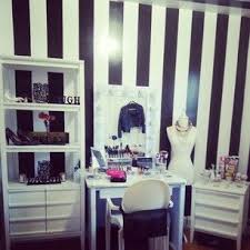 Black And White Striped Vanity Chair Makeup Room Love Closet Decor Diy Bedroom Storage Organize Vanity Diy