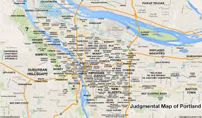 Judgmental map of Portland : rPortland