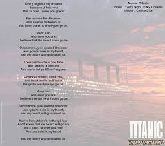 Near, far, wherever you are. Titanic Songs Every Night In My Dreams Download
