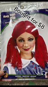 Raggedy Anne Wig DIY #raggedyannandandy #raggedyann #raggedyannwig