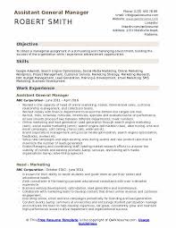 / 10+ general resume templates. Assistant General Manager Resume Samples Qwikresume