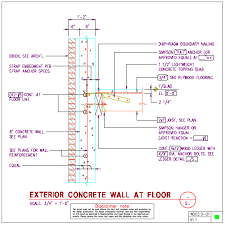 Wd03 0 2x Wood Floor To 8 Inch Concrete Wall Concrete Wall Plywood Flooring Concrete