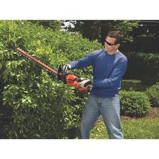 Black And Decker Grass Hog Battery Black Decker Lht2436 40v Cordless Hedge Trimmer 24 Hedges How To Run Longer Lawn Garden