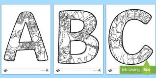 We recommend a paper trimmer for the best results. Uppercase Alphabet Themed Mindfulness Coloring Sheets Mindfulness