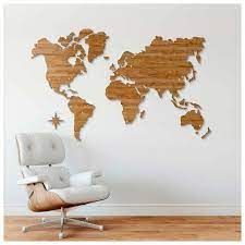 Decore o seu espaço preferido com o papel de parede mapa mundi, eles podem ser personalizados de acordo com o seu estilo! Mapa Mundi Decorativo Mdf Madeira Media Castanho Viagema Loja Dos Mapas De Madeira Decoracao Mapa Mundi Decoracoes De Mapas