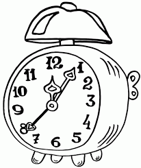 Epic Alarm Clock Coloring Page Clock Alarm Clock Coloring Pages