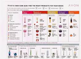 Use This Chart To Find Out What Type Of Avon Anew Skincare