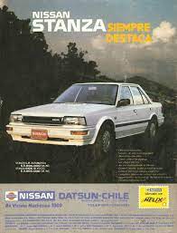 publicidad del automovil nissan stanza chile ano 1987 nissan publicidad automoviles