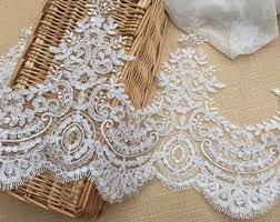 Verkauf Verkaufen Von Yard Alencon Spitze Trim Weiss Floral Alencon Spitze Braut Hochzeit Schleier Elfenbein Spitze Trimmen Hochzeitskleid Nahen Schleier Hochzeit Und Hochzeitskleider Spitze