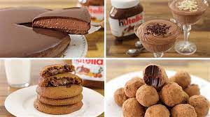 4 Easy Nutella Dessert Recipes Recipe In 2021 Nutella Desserts Easy Desserts Nutella Dessert Recipes