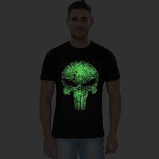 buy the souled store punisher skull glow in the dark