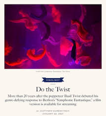 The film is a modern day take on charles dickens' 1838 novel, oliver twist. Twist S Double Feature Phantasmagoric Berlioz Fantaisiste Mondonville From A Peerless Puppeteer Matthew Gurewitsch