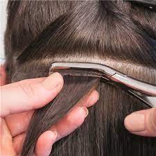 Find a weft that has 3 clips sewn into it. Ajf How To Put Tracks In Hair With Glue Nalan Com Sg