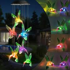 Maybe you would like to learn more about one of these? Wind Chimes Solar Powered Led Light Changing Hummingbird Hanging Garden Outdoor Yard Garden Outdoor Living Garden Decor