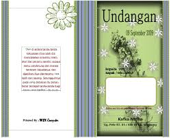 Contoh desain undangan pernikahan dengan desain islami. Contoh Undangan Pernikahan Undangan Pernikahan Kartu Undangan Pernikahan