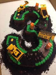 Birthday Cake For 3 Year Old Boy Images Construction Site Birthday Cake How Cute That The Number 3 Is A Road That S 3rd Birthday Cakes 3rd Birthday Cakes For Boys Construction Theme Birthday Party