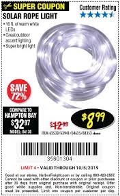 Illuminate The Night With A Solar Rope Light Now Only 8 99 Harbor Freight Coupons
