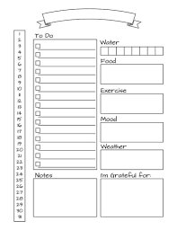 Bullet Journal Daily Template Printable Bujo Printable Daily Etsy Bullet Journal Layout Templates Bullet Journal Inserts Daily Organization