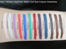 Marc Jacobs Highliner Matte Gel Eye Crayon Swatches Eyelin Flickr