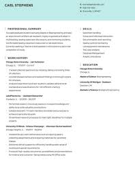 Resume examples see perfect resume examples that get you jobs. Professional Resume Examples By Industry Tips Hloom
