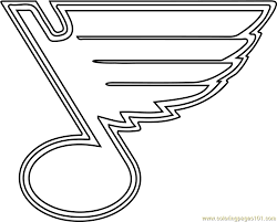Adult coloring pages are all the rage right now. St Louis Blues Logo Coloring Page For Kids Free Nhl Printable Coloring Pages Online For Kids Coloringpages101 Com Coloring Pages For Kids