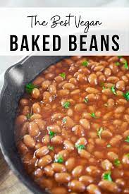 Easy Vegan Baked Beans Recipe 1 Pot Recipe In 2021 Baked Bean Recipes Vegan Bean Recipes Baked Beans Vegan