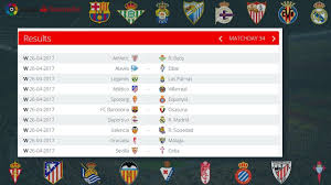 2016 17 La Liga Fixtures Schedule For Laliga Santander Soccer Scores Football Results Youtube